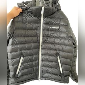 Burberry Men's "Barnet" puffer jacket Size M Black